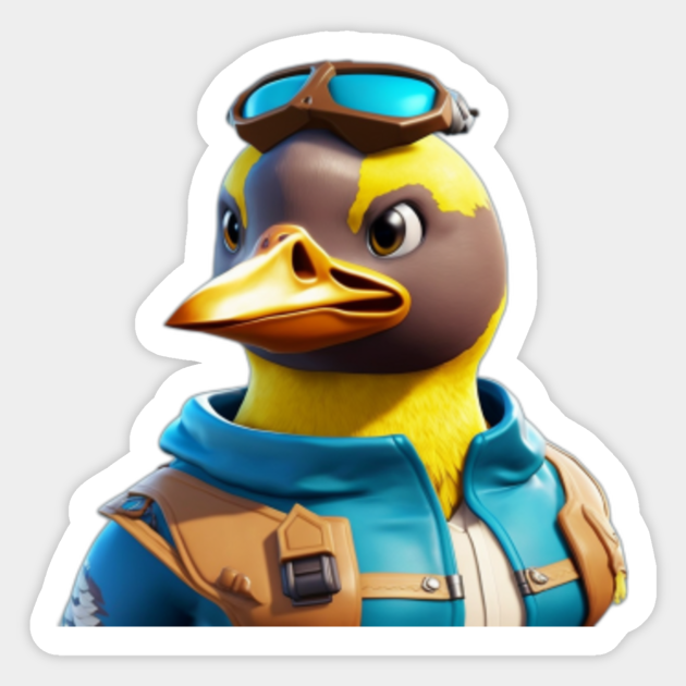 Rustam Duck in Fortnite Fortnite Duck Sticker TeePublic